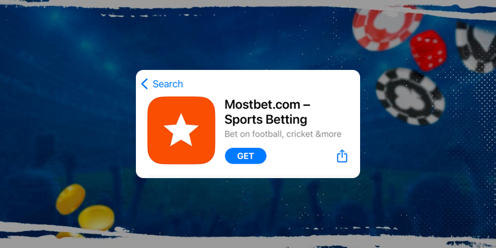 Waiting for the Mostbet casino app to install.