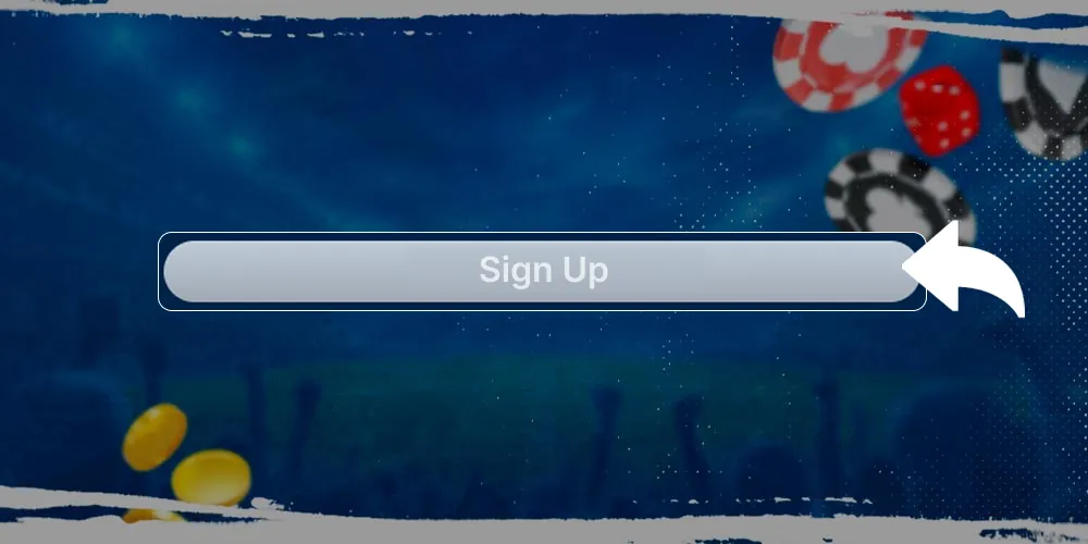 Complete the registration process on the casino website.