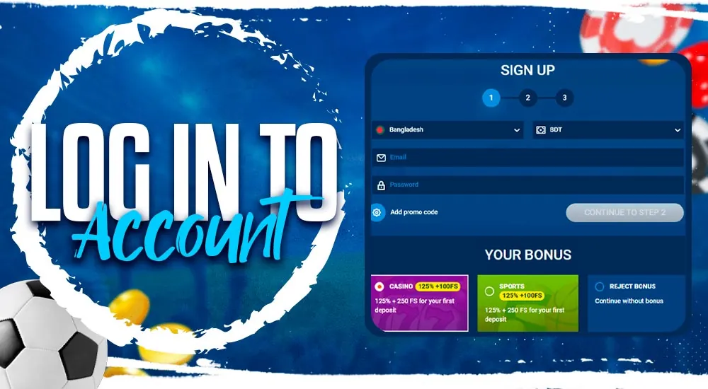 Log in to your account on the Mostbet website.